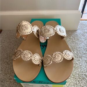 Jack Rogers Women's Gold Sandals